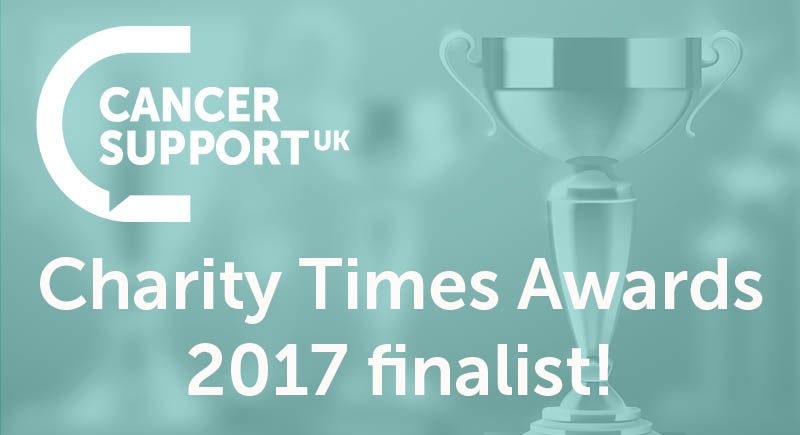 Cancer Support UK announced as double Charity Times Awards finalist