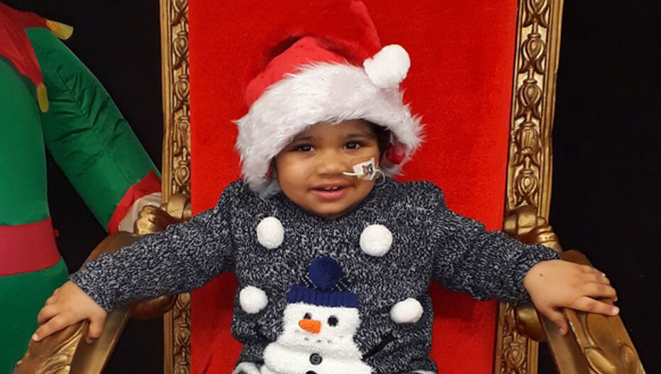 Omarni loves his teddy as it's so soft and cuddly" - Omarni's story -  Cancer Support UK