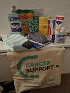 "Cancer Support UK's chemo kit contained everything I needed to get me through treatment."