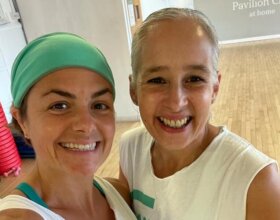 Kate, right, is a breast cancer survivor who took part in our 2022 and 2023 Sh'bamathon