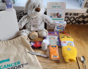 Packed with toys and games, the Kids' Kit is just one of the four types of cancer kits sent out free by Cancer Support UK