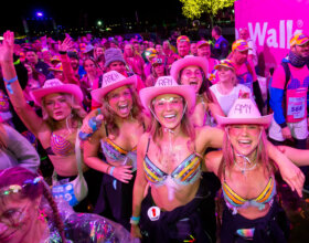Walk the Walk charity runs annual Moonwalks to raise funds to support research, care and support for breast cancer