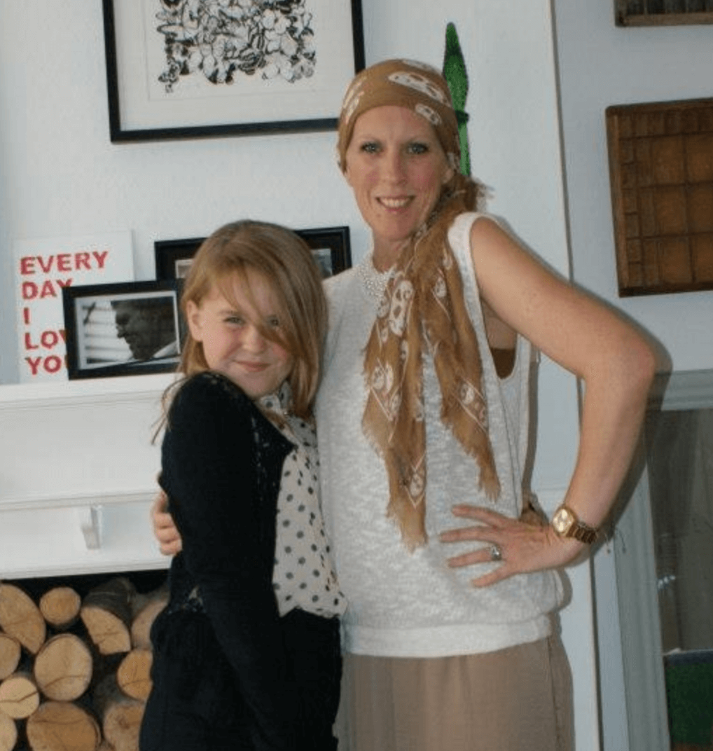 Lisa Dawson with her daughter