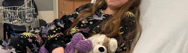 From hospital bed to hope:  11-year old Ivy from Cumbria launches 2025 Fill a Kit appeal