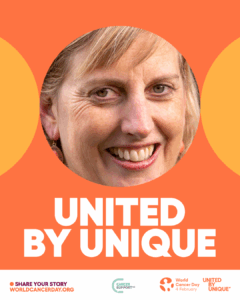 Woman's smiling face