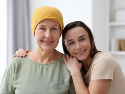 Woman,With,Cancer,And,Her,Daughter,At,Home